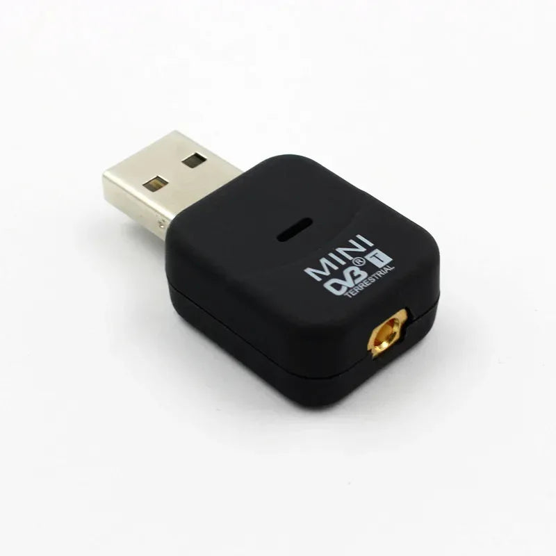 Mini USB DVB-T Digital Terrestrial TV Receiver Tuner Stick Dongle OSD MPEG-2 MPEG-4 with Antenna Remote Control For Laptop PC