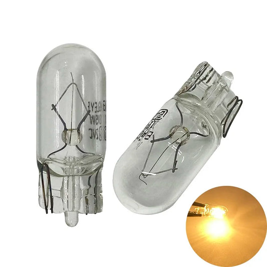 10pcs T5 T10 T13 T15 T20 7440 7443 Car Halogen Lamp Instrument Lights Dashboard Bulb Auto Interior Light Car Styling White Amber by PDG ibma