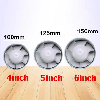 4 inch 220V Silent Ventilation Air Vents Ventilator Extractor Exhausted Extractor Fan Ventilator Bathroom Kitchen Washroom