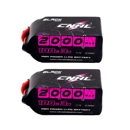 2pcs CNHL Lipo Battery 3S 4S 6S 2000mAh 11.1V 14.8V 22.2V 100C With XT60 Plug For RC Airplane Helicopter Quadcopter FPV Drone