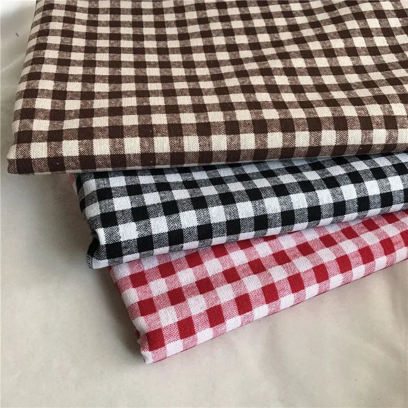 145cm Wide Printed Cotton and Linen Fabric Small Floral Patterns Retro Shirt Dress DIY Clothing Sewing Fabric 90% Cotton Content