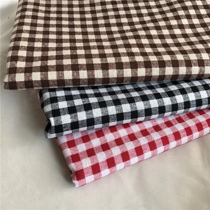 145cm Wide Printed Cotton and Linen Fabric Small Floral Patterns Retro Shirt Dress DIY Clothing Sewing Fabric 90% Cotton Content