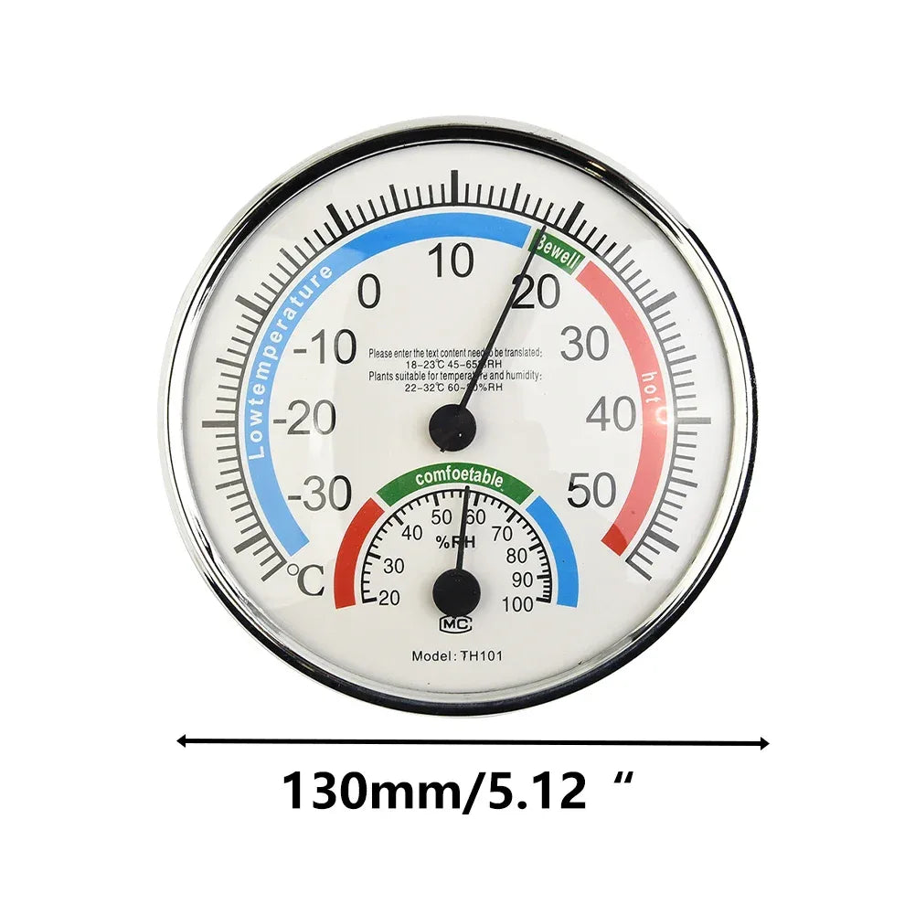 Thermometer Hygrometer Thermo Analog Humidity Temperature Meter Indoor Outdoor Climate Control Garden Thermometer