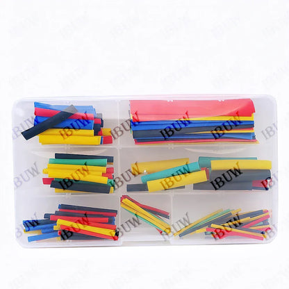 328PCS 164-560pcs Heat Shrink Tube Tubing Insulation Shrinkable Tube Assortment Electronic Polyolefin Wire Cable Sleeve Kit
