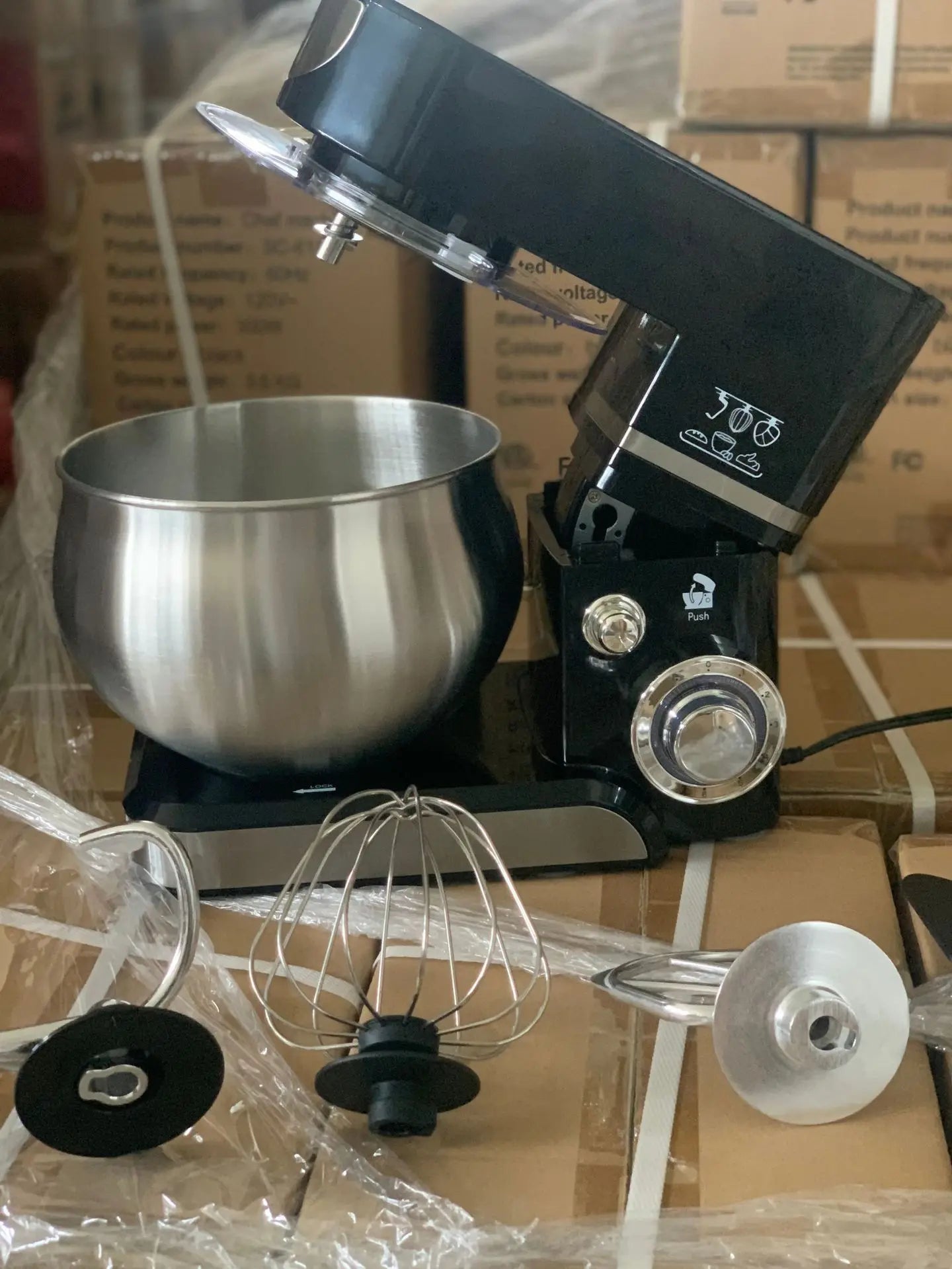 5L Stand Mixer – 3-in-1 Multifunctional Kitchen Machine with Dough Hook, Beater & Whisk,1000W Powerful Motor for Baking/Cooking