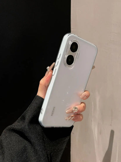 For POCO F7 Case Simple High-value Silicone Drop-proof PC Cover For Redmi turbo4 pro 5G Shockproof Bumper Fudna