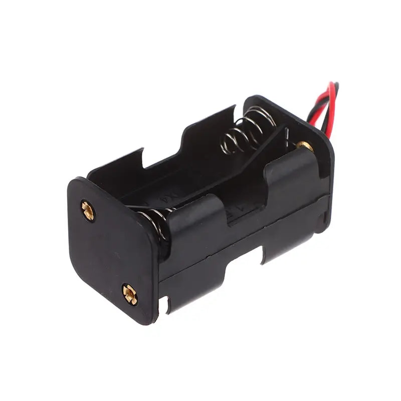 AA Battery Holder 6V for 4 x AA Batteries Plastic Storage Box AA Battery Case Dual Layers With Wire Lead Power Battery Storage