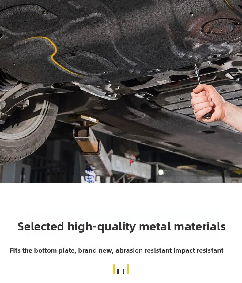 Under Engine Cover Accessories Engine alloy plastics Engine Protection Device For Venucia‌ The V 2021-2024 1.5T