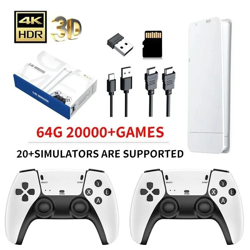 For M15 Gaming Stick VideoTVGaming Console Wireless Gamepad Over40000/50000 Classic Arcade Games HD Graphics Two-Player Battles