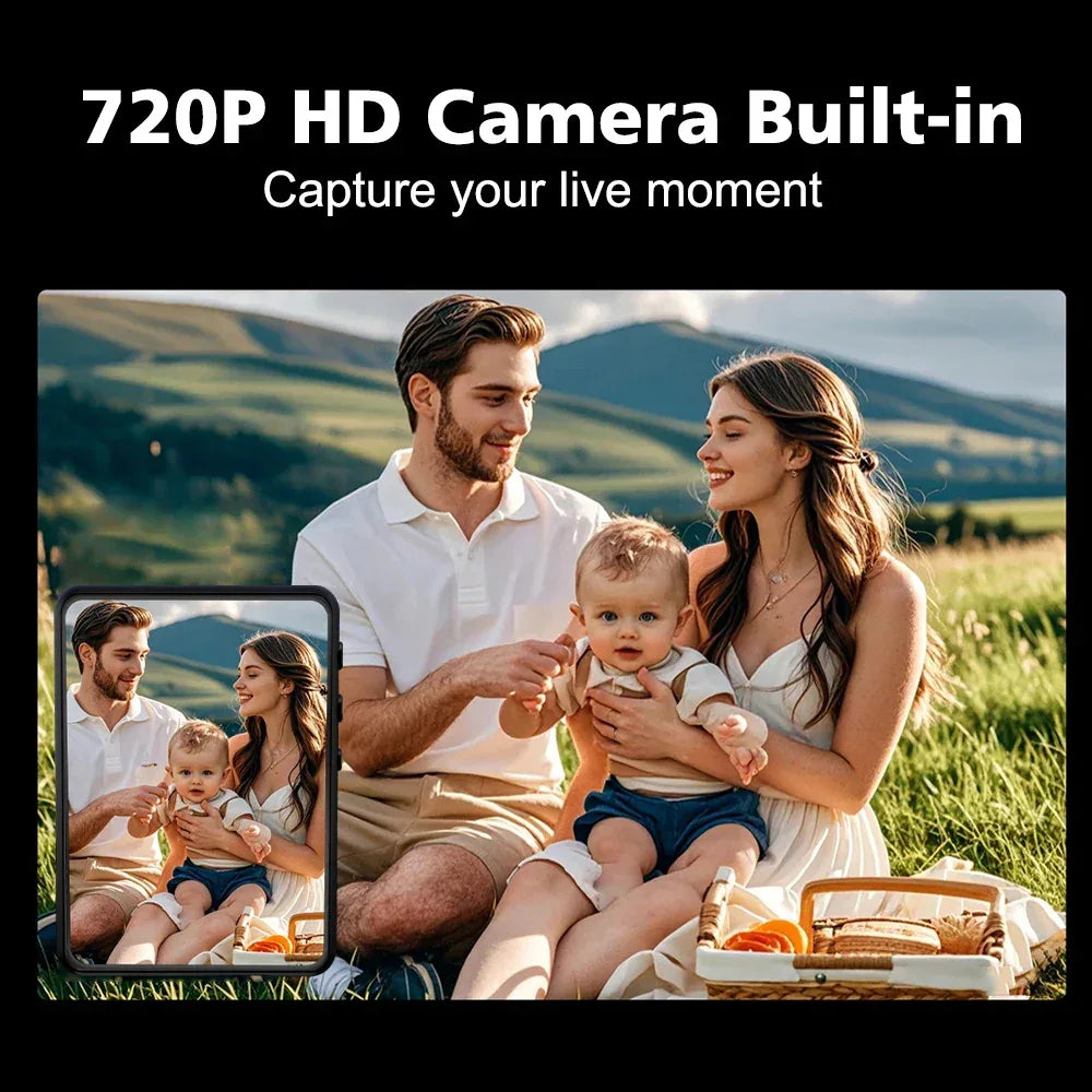 MP3 Player Bluetooth 5.4 Built-in Speaker Hi-Fi Music Player 2.4 Inch Touch Screen MP3 Walkman Video FM Radio Recording Camera