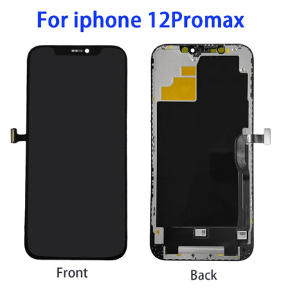 Real New Incell Display for iPhone X XS XR 11 12 13 14 15 16 17 Pro Max Mini Plus LCD Incell Screen Digitizer Replacement