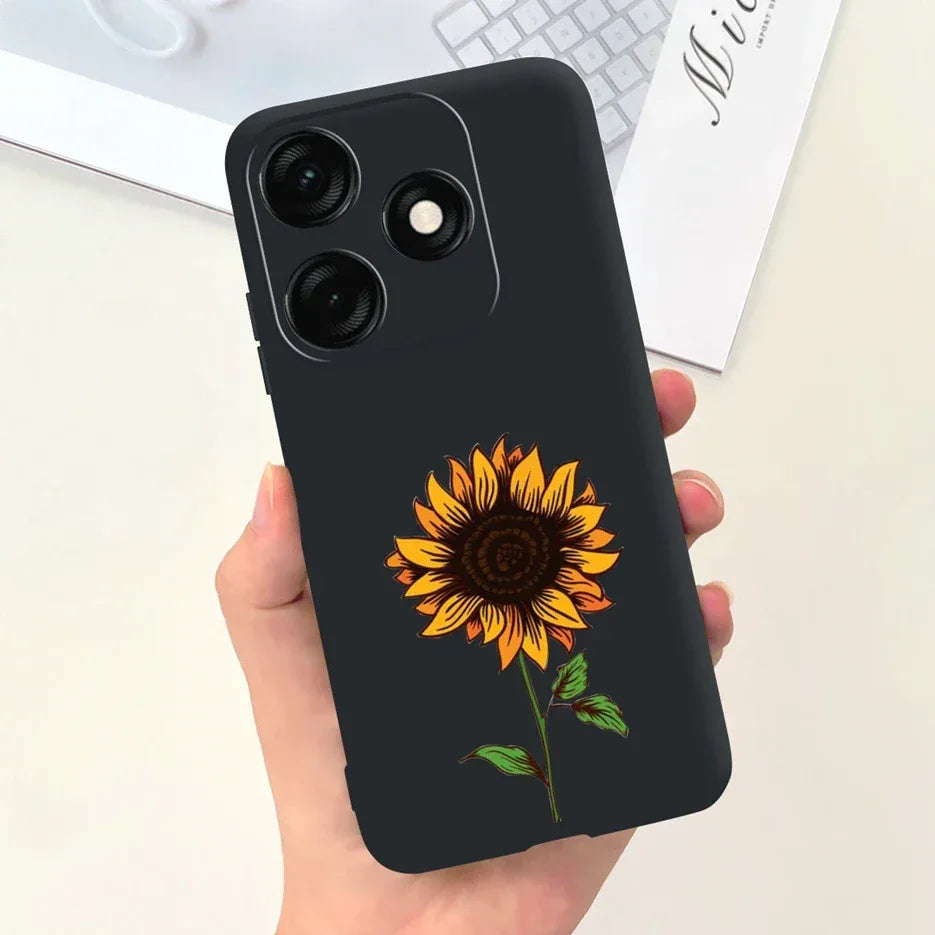 For Tecno Spark 20 Case Spark 20C BG7n Prety Girls Butterfly Painted Phone Case For Tecno Spark 20 Pro Spark20 C Soft TPU Fundas