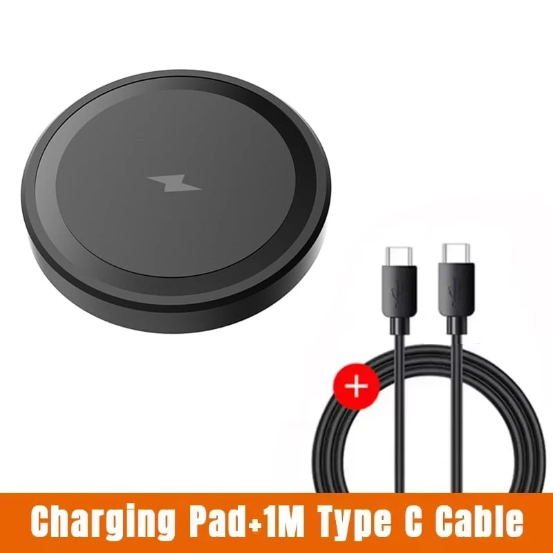 Mini Magnetic Wireless Charger Phone Pad For Magsafe iPhone 17 16 15 14 13 12 Pro Max Airpods 4 Pro Magnet Fast Charging Station