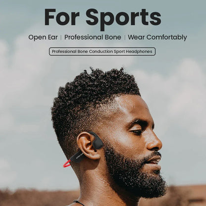 Bone Conductive Wireless Earphones Bluetooth 5.2 Open Headphones Sports Headset Waterproof Earhooks Headworn Loop