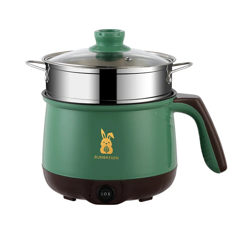 Multi Cookers Electric Rice Cooker Non-stick Pan Heating Pan Electric Cooking Pot Machine Double Layer Steamed Eggs Pan Soup Pot