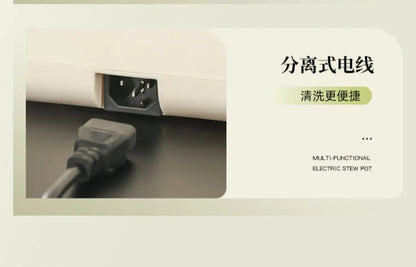 Ceramic Electric Stew Pot Porridge Cooker Porridge Stew Pot Electric Casserole Household Automatic Stew Pot Самогонный Аппарат