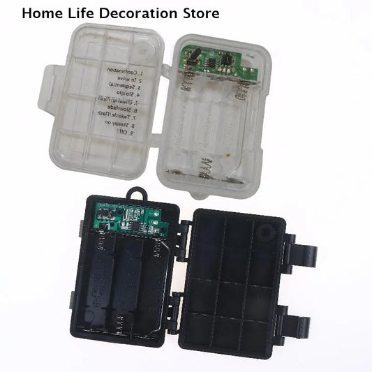 【TG】1 Set 3 Sections AA Battery Holder 3V No.5 Waterproof And Dustproof Battery Cartridge With Timing Function Battery Storage