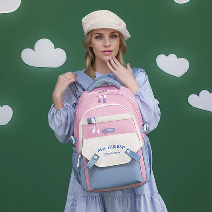 Schoolbags for Primary School Girls 1 to 3 Grade Junior High School Students High-Looking Large Capacity Backpacks