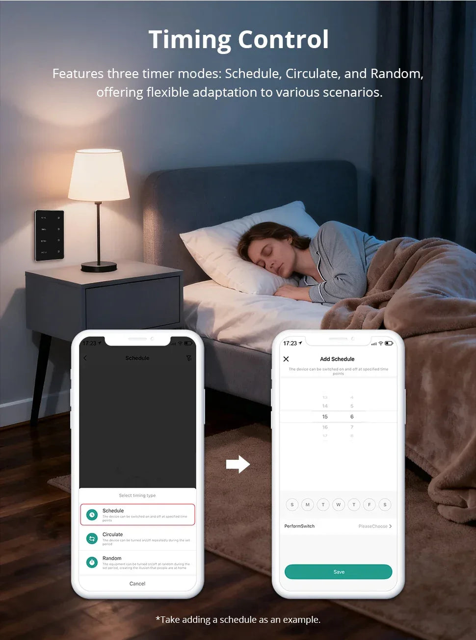 Zemismart Zigbee DIY Name Switch US Black Touch Panel Smart Display Screen Light Switch Work with Tuya Smart Life App