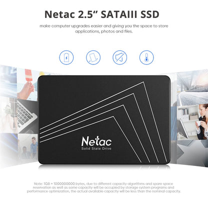 Netac SATA3 SSD 2.5‘‘ 2tb 1tb HD Hard Disk SATA HDD 512gb 256gb 128gb 480gb 960gb Internal Solid State Hard Drive for Laptop PC