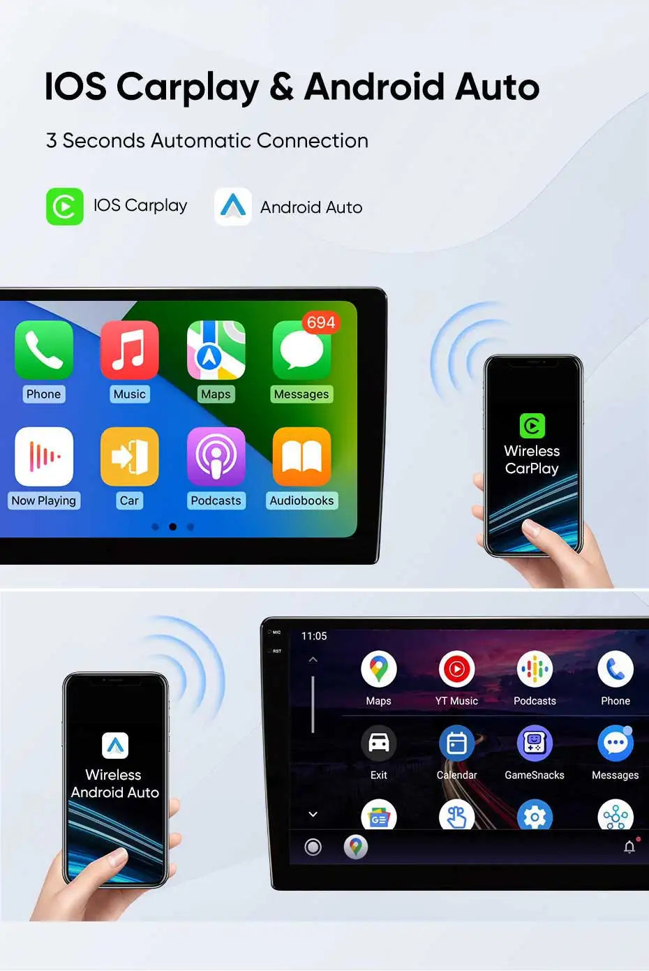 Android 15 Car Radio For Honda Fit Jazz 2008-2013 2din Android 12 Carplay Multimidia Video Player Navigation GPS Head Unit