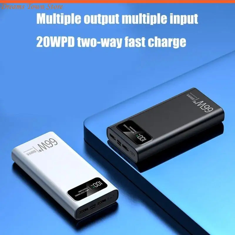 HX6A Fast 66W Mobile Power Adapter 20000/30000/40000mAh Battery