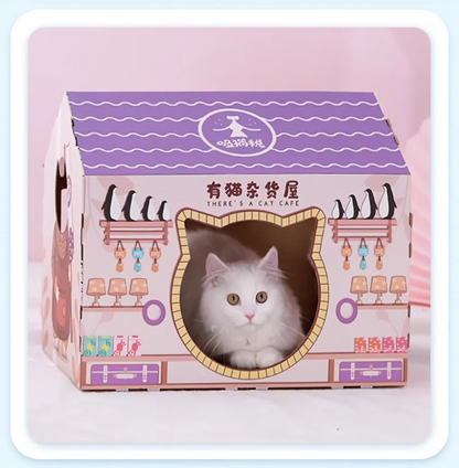 Cat litter, cat scratch board, integrated sofa, anti cat scratch box, cardboard box, house, cat toy, cat supplies