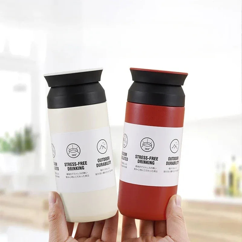 500ml Stainless Steel Thermos Cups Coffee Mug Insulated Water Bottle Thermal Tumbler Vacuum Flask Portable Hot and Cold Cup