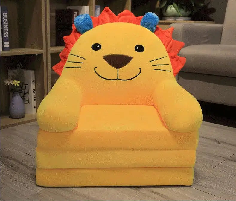 Sofas Children Sofa Cute Cartoon Lazy Folding Small Sofa Bed Girl Princess Baby Toddler Dual-purpose Child Seat All sofas