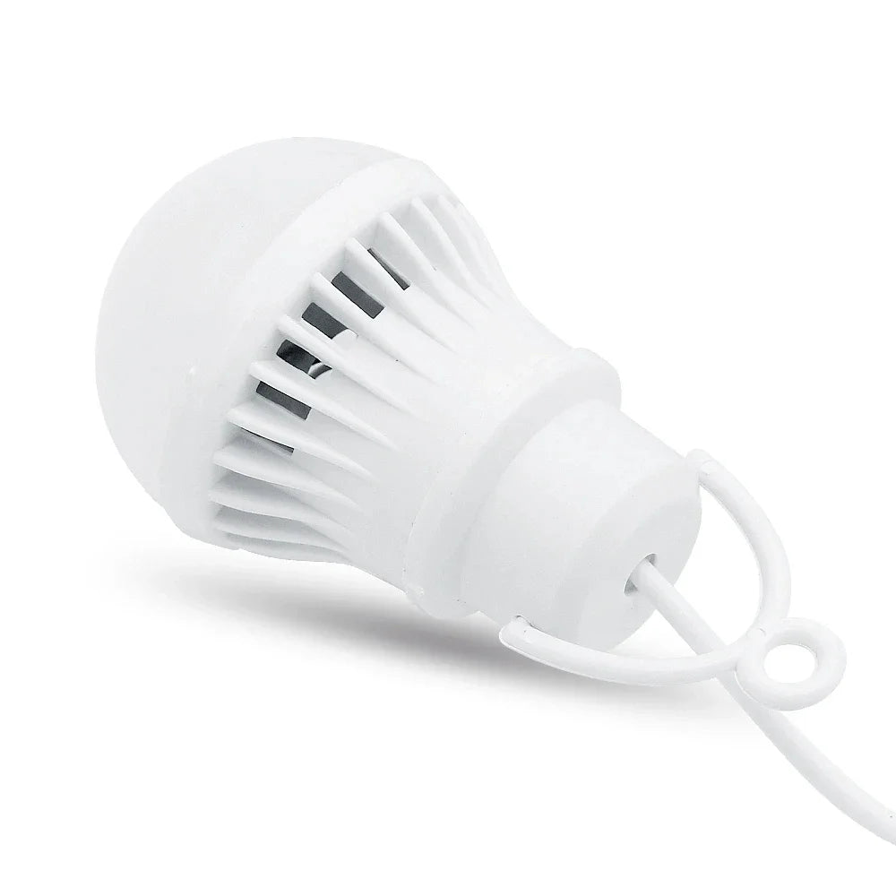 3/5/7W USB Lamp Bulb 5V Emergency Light Lamp LED USB Rechargeable Portable Camping Lantern For Outdoor Camping Tent Lighting
