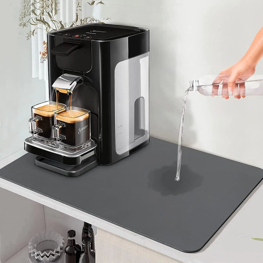 Super Antiskid Large Kitchen Absorbent Draining Mat Super Absorbent Draining Coffee Dish Drying Mat Quick Dry Bathroom Drain Pad by PDG ibma