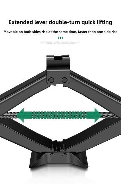BAOLIAN Car Scissor Jack 3T Auto Emergency Lift Stand Labor-Saving Repair & Tire Replacement Tool and Wrench for SUV Vehicles