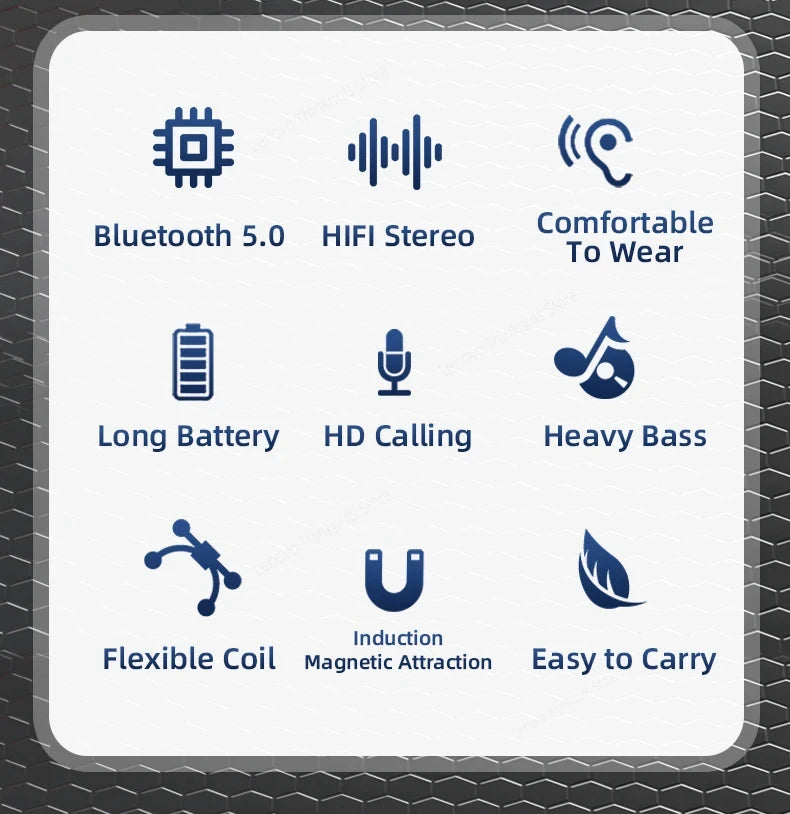 100% Origial Lenovo HE05X Bluetooth Earphones Earphone Waterproof Earplugs HIFI Sound Magnetic Neckband Headset Sports Headphone