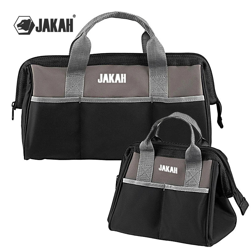10-inch & 18-inch Tool Storage Bag, Zip-Top Wide Mouth Tool Tote Bag