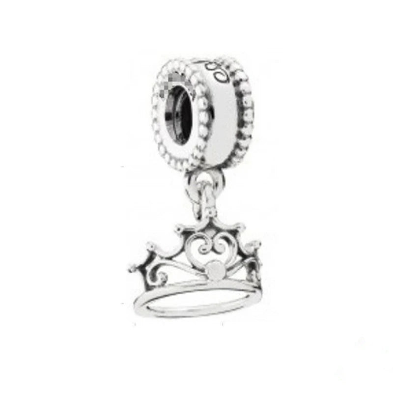 The New 925 Sterling Silver Charm Mother's Day Queen Crown Gift Box Fits Women Jewelry With Original Bracelet Accessories