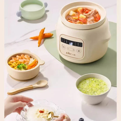 Bear baby food pot electric stew pot porridge small rice cooker porridge pot baby special automatic stew bb soup