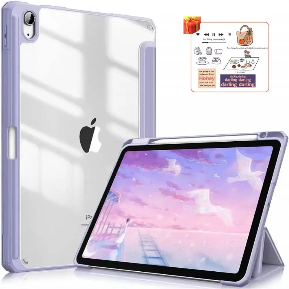 For 2025 Tablet Case iPad Air 11 inch M2 M3 Pro 13/11 M4 Cover for iPad 10th 11th 10.9 Air 4/5 7/8/9th 10.2 4/5/6th 9.7 Mini 6 7