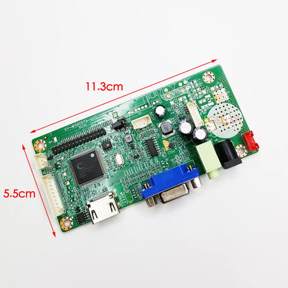 For AUO G156XW01 G185XW01 G156XTN01.0 1366x768 Controller Board HDMI+VGA To LVDS LED Screen Laptop DIY display Driver Board Kit