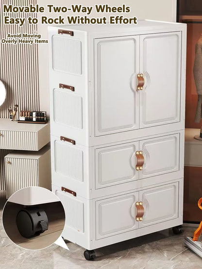 Locker Locker Locker Household Locker Clothes Installation Free Plastic Multi Layer Foldable Large Capacity Practical Cabinet