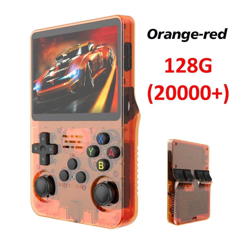 R36S Retro Handheld Video Game Console Linux System 3.5 Inch IPS Screen R35s Pro Portable Pocket Video Player Games 64G/128G