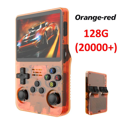 R36S Retro Handheld Video Game Console Linux System 3.5 Inch IPS Screen R35s Pro Portable Pocket Video Player Games 64G/128G