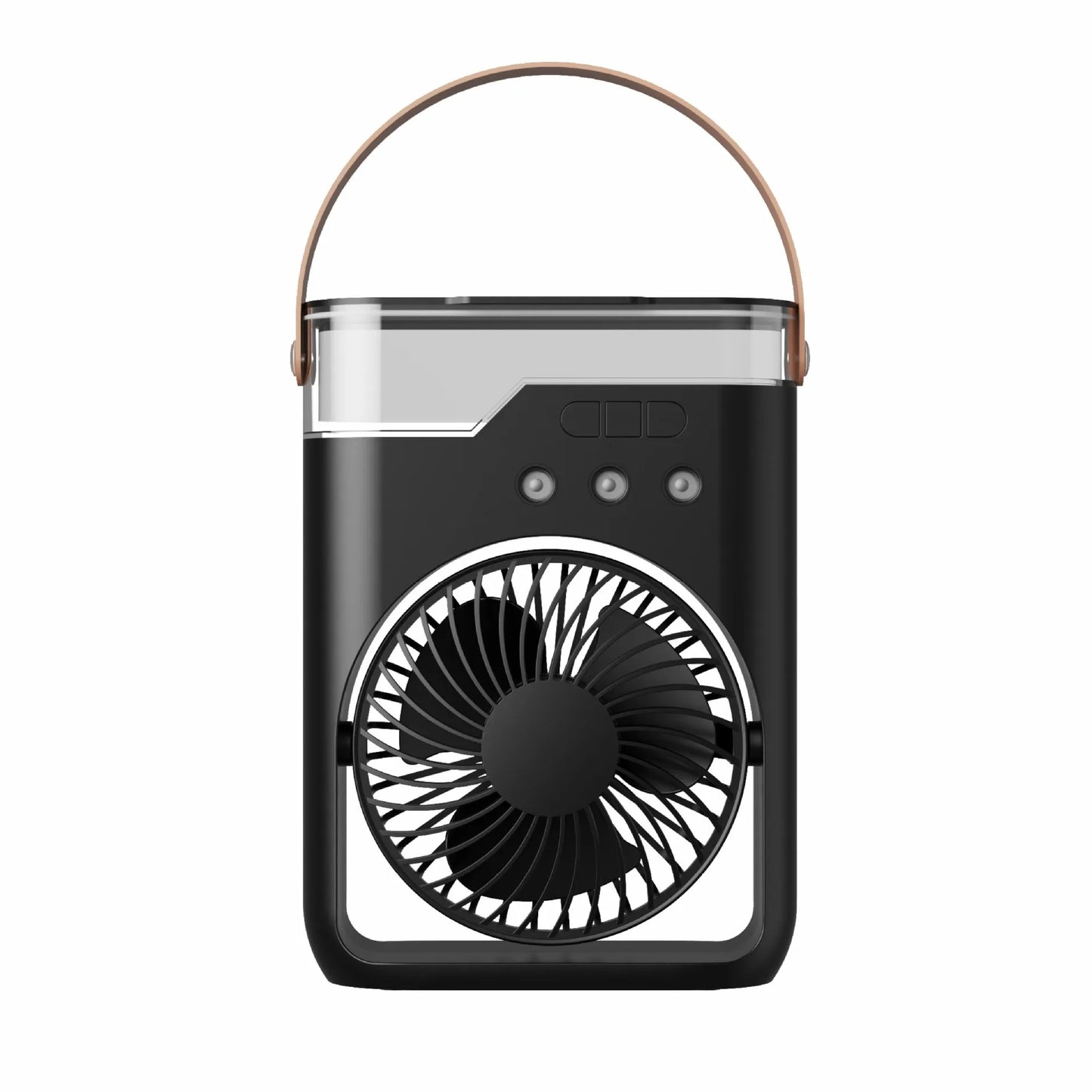 Camping Essential Oil Air Cooler Outdoor Portable Misting Fan with Interchangeable Fragrance Pads,Compact Desktop Cooling System
