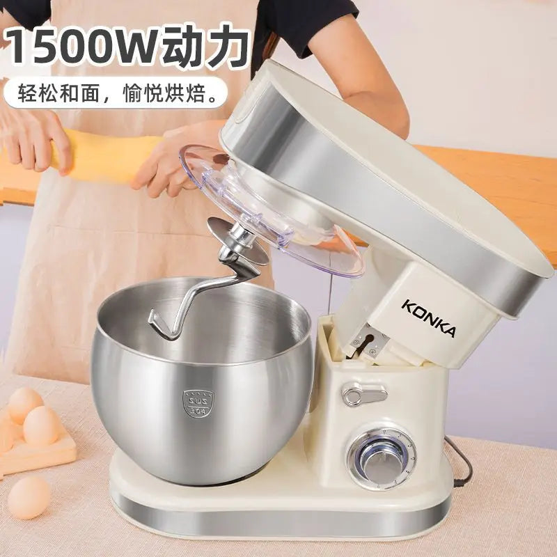 1500W stand Chef Machine mixer Multifunctional  Commercial Mixer Dough Mixer Household Small Automatic New electric blender 220V