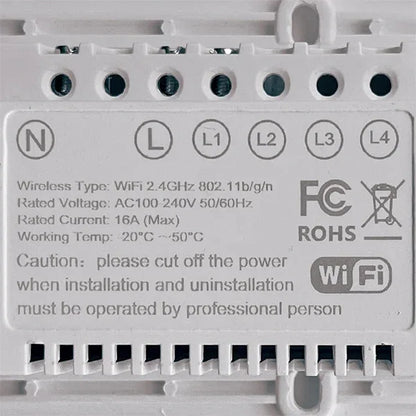 Touch switch, Smart Switch, WiFi switch, control switch, Compatible with Alexa Tuya Google, with neutral