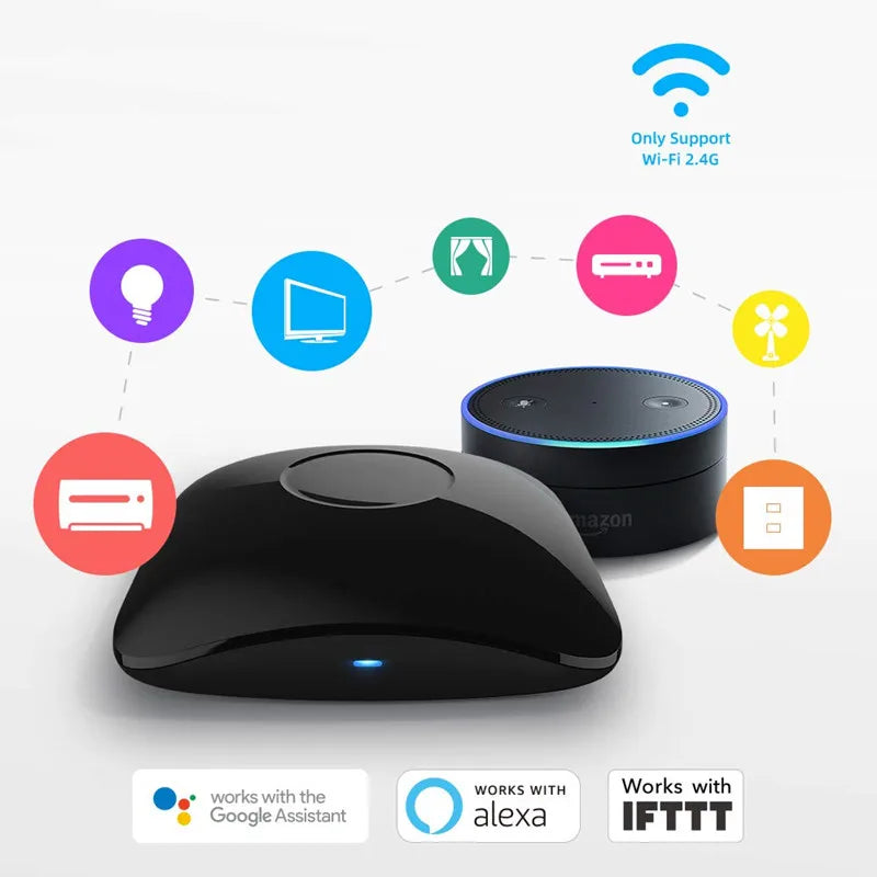 Broadlink RM4 Pro Universele Intelligente Afstandsbediening Smart Home Wifi +IR+ Rf Schakelaar Works met Alexa