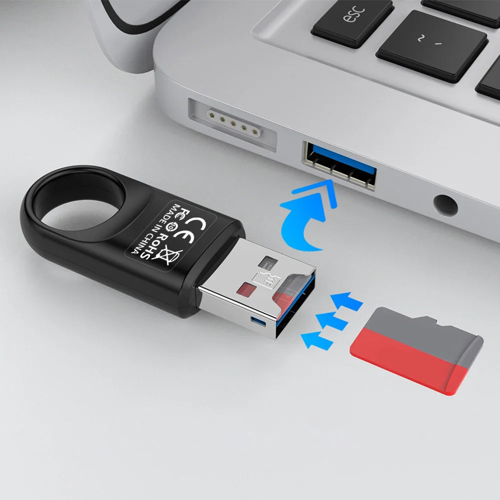 USB 3.0 Memory Card Reader Adapter High Speed Memory Card Reader USB 3.0 for TF SD PC Computer Laptop