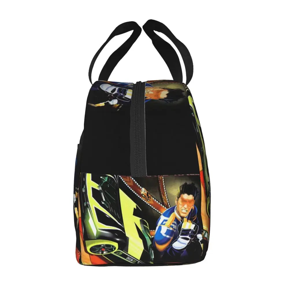 Custom Hot Wheels For Fans Thermal Insulated Lunch Bag Cartoon Sport Car Portable Lunch Container Travel Multifunction Food Box