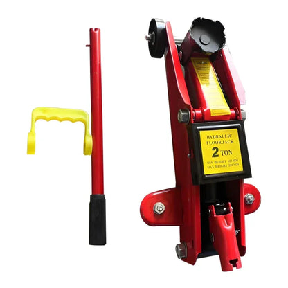 2-Ton Ultra-Low Position Horizontal Car Sedan Suv Hydraulic Lifting Tire Changing Jack Wheel Frame Car Tire Repair Tool