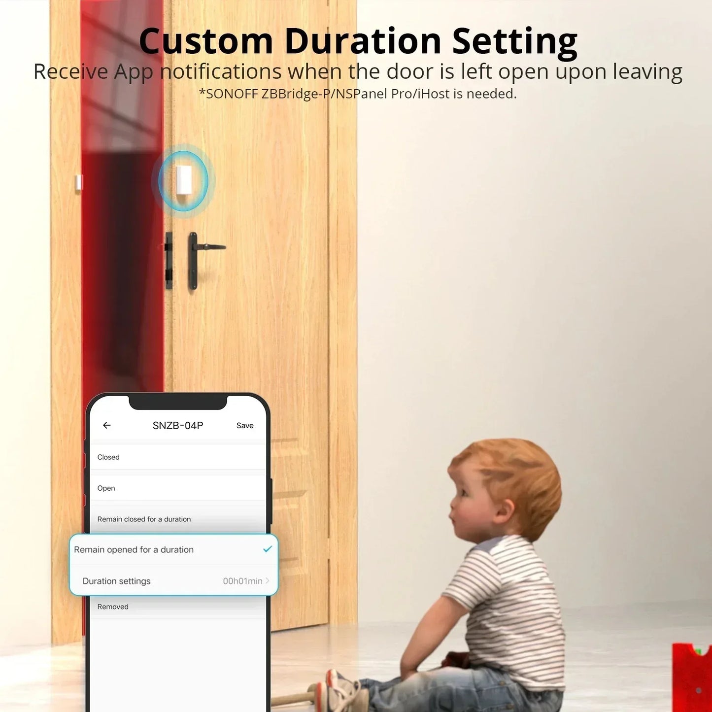 SONOFF SNZB-04P Sonoff Zigbee Door Sensor SNZB 04P Local Smart Scene Linkage Tamper Alert Home Security Work with Alexa Google