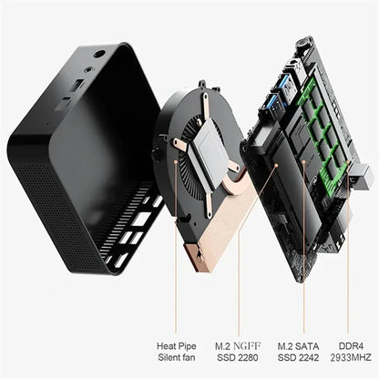 Hotselling Portable Intel N150 Windows 11 16GB RAM 512GB 1TB SSD Gaming Mini Computer WiFi 6 Desktop Mini PC Computer